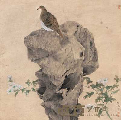 喻慧 悠闲 镜心 66.5×67cm